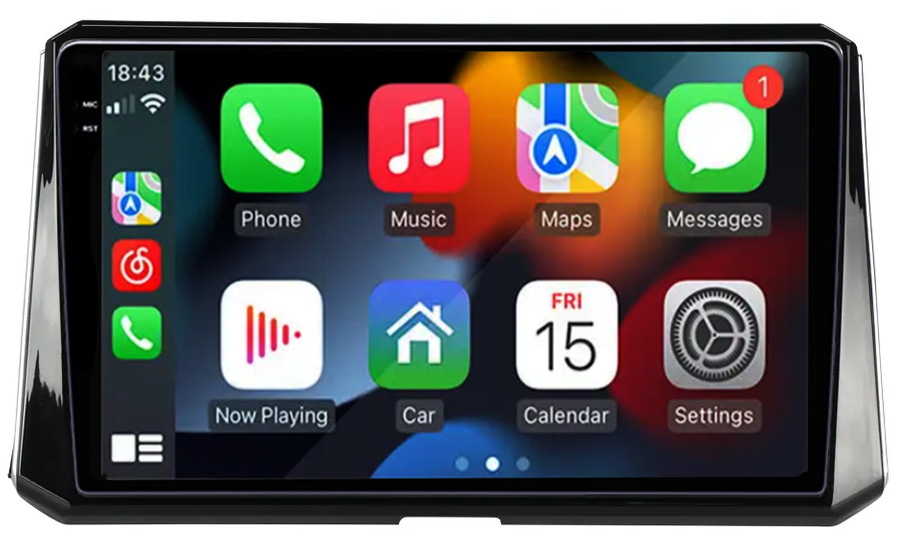 Navigatie dedicata Toyota Corolla 2018-2020, 12GB RAM 256GB ROM, Android 13, Rezolutie 2K, Display QLED, 9", DSP, Carplay, Android Auto, Internet, Youtube, Waze, Wi Fi, USB [2]