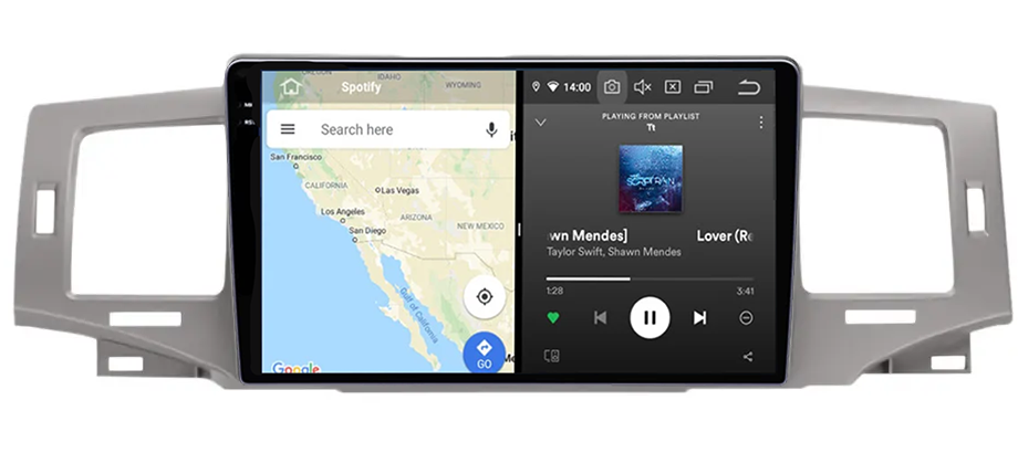 Navigatie dedicata Toyota Corolla 9 E120 2004-2006, 12GB RAM 256GB ROM, Android 13, Rezolutie 2K, Display QLED, 9", DSP, Carplay, Android Auto, Internet, Youtube, Waze, Wi Fi, USB [4]