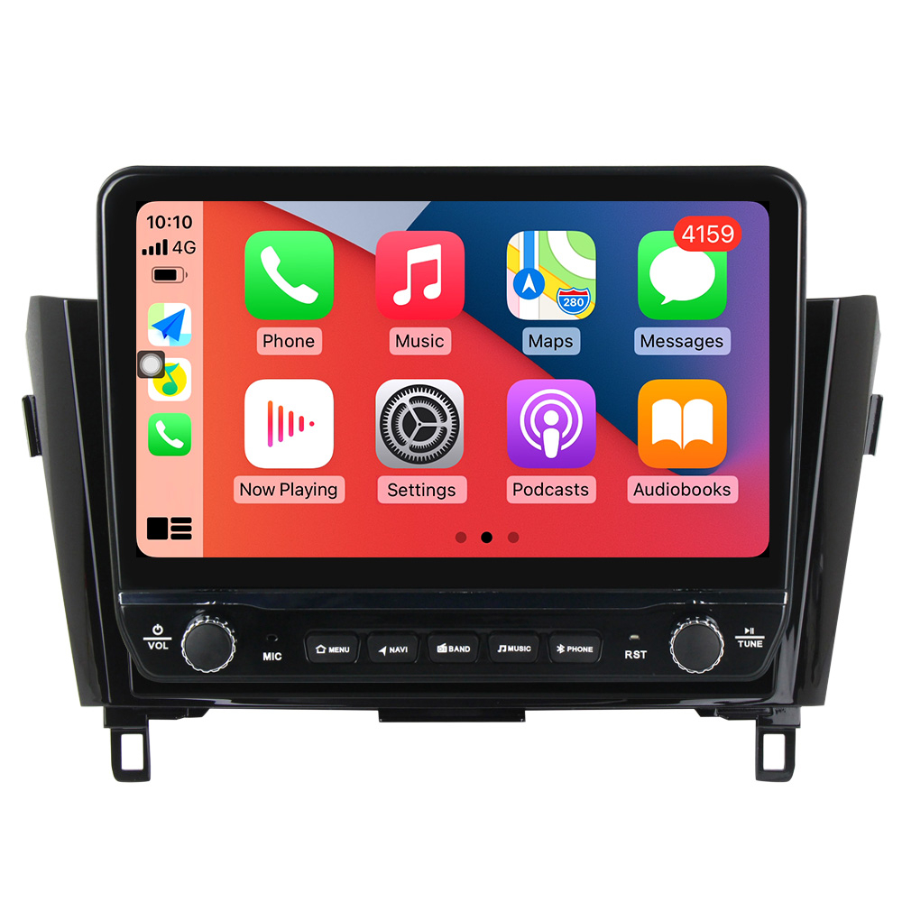 Navigatie dedicata X-Trail 2013-2017 cu butoane rotative model 2024, 10 Inch, 2GB RAM 32GB ROM, Quadcore, Android 13, WiFi, Bluetooth, Magazin Play [2]