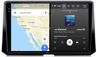 Navigatie dedicata Toyota Corolla, Auris (2018-2019), 12GB RAM 256GB ROM, Android 13, Rezolutie 2K, Display QLED, 10.2", DSP, Carplay, Android Auto, Internet, Youtube, Waze, Wi Fi [4]