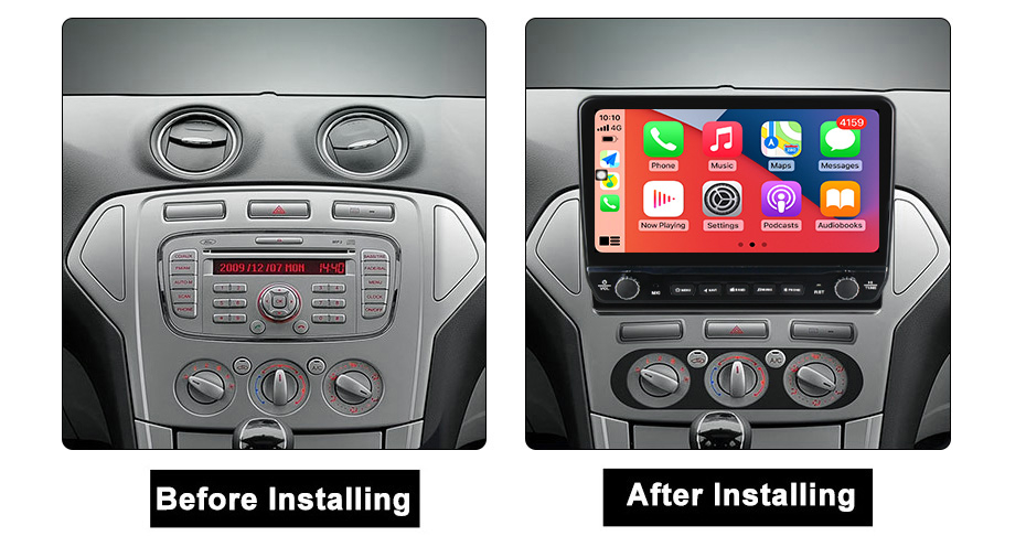 Navigatie dedicata Mondeo 2006-2010 cu butoane rotative model 2024, 10 Inch, 2GB RAM 32GB ROM, Quadcore, Android 13, WiFi, Bluetooth, Magazin Play [5]