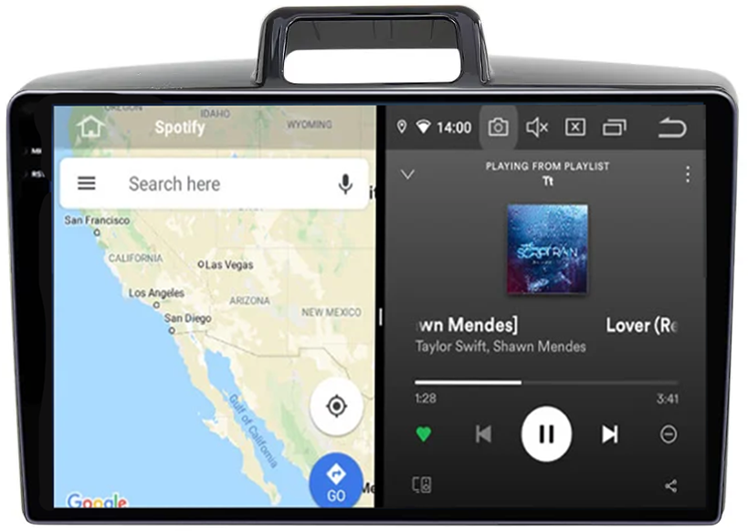 Navigatie dedicata Toyota Corolla Axio 2015-2017, 12GB RAM 256GB ROM, Android 13, Rezolutie 2K, Display QLED, 9", DSP, Carplay, Android Auto, Internet, Youtube, Waze, Wi Fi, USB [4]