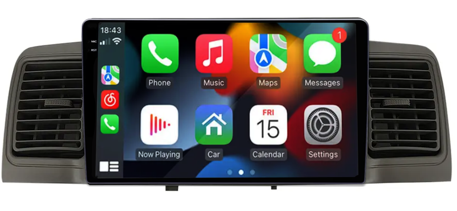 Navigatie dedicata Toyota Corolla EX 2007-2012, 12GB RAM 256GB ROM, Android 13, Rezolutie 2K, Display QLED, 9", DSP, Carplay, Android Auto, Internet, Youtube, Waze, Wi Fi, USB [4]