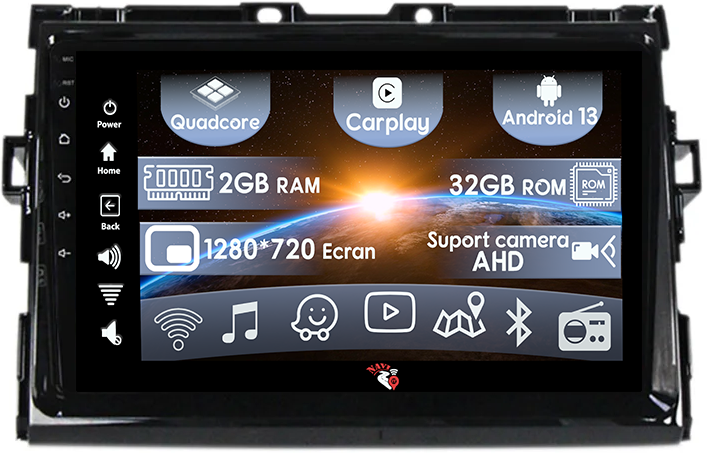 (Resigilata) Navigatie dedicata Toyota Estima 2006-2012, 2GB RAM 32GB ROM, Quad Core, Display 9" IPS Full HD, Carplay, Android 13, Bluetooth, Magazin Play, Suport camere AHD [1]