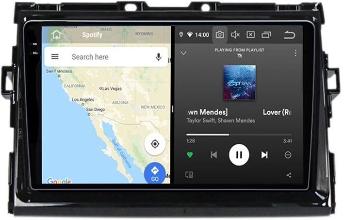 Navigatie dedicata Toyota Estima 2006-2012, 12GB RAM 256GB ROM, Android 13, Rezolutie 2K, Display QLED, 9", DSP, Carplay, Android Auto, Internet, Youtube, Waze, Wi Fi, USB [4]