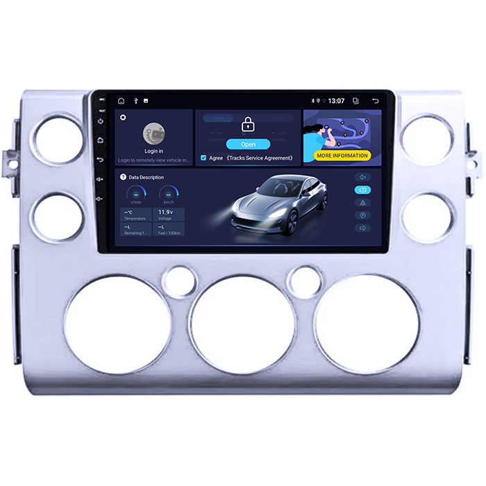 (Resigilata) Navigatie dedicata Toyota FJ Cruiser J15 2006-2020, 2GB RAM 32GB ROM, Quad Core, Display 9" IPS Full HD, Carplay, Android 13, Bluetooth, Magazin Play, Suport camere AHD [9]