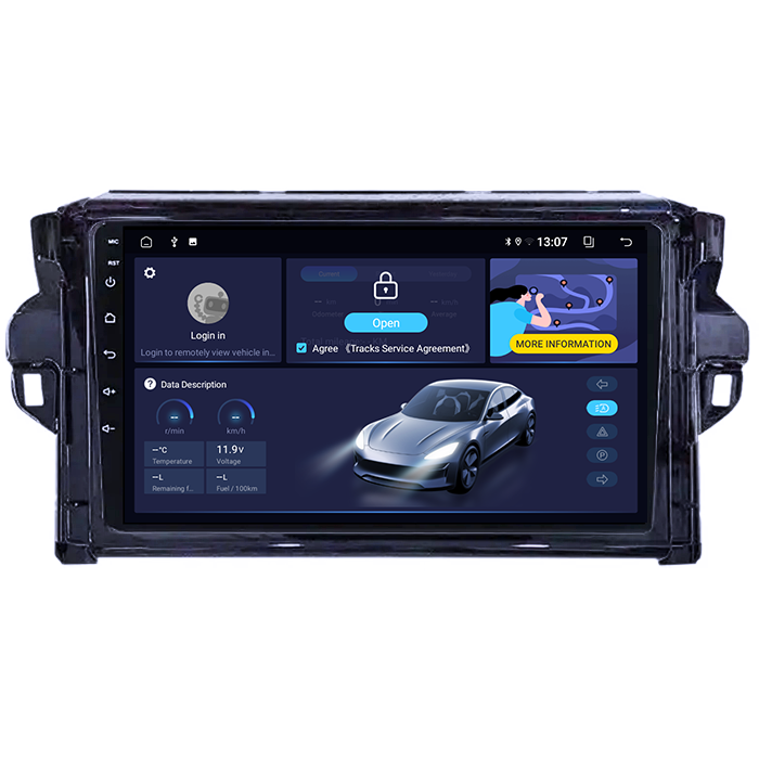 (Resigilata) Navigatie dedicata Toyota Fortuner 2015-2020, 2GB RAM 32GB ROM, Quad Core, Display 9" IPS Full HD, Carplay, Android 13, Bluetooth, Magazin Play, Suport camere AHD [9]