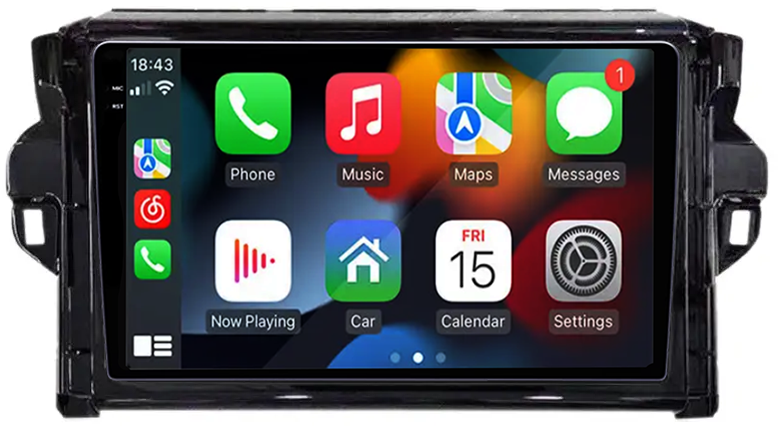 Navigatie dedicata Toyota Fortuner 2015-2020, 12GB RAM 256GB ROM, Android 13, Rezolutie 2K, Display QLED, 9", DSP, Carplay, Android Auto, Internet, Youtube, Waze, Wi Fi, USB [3]