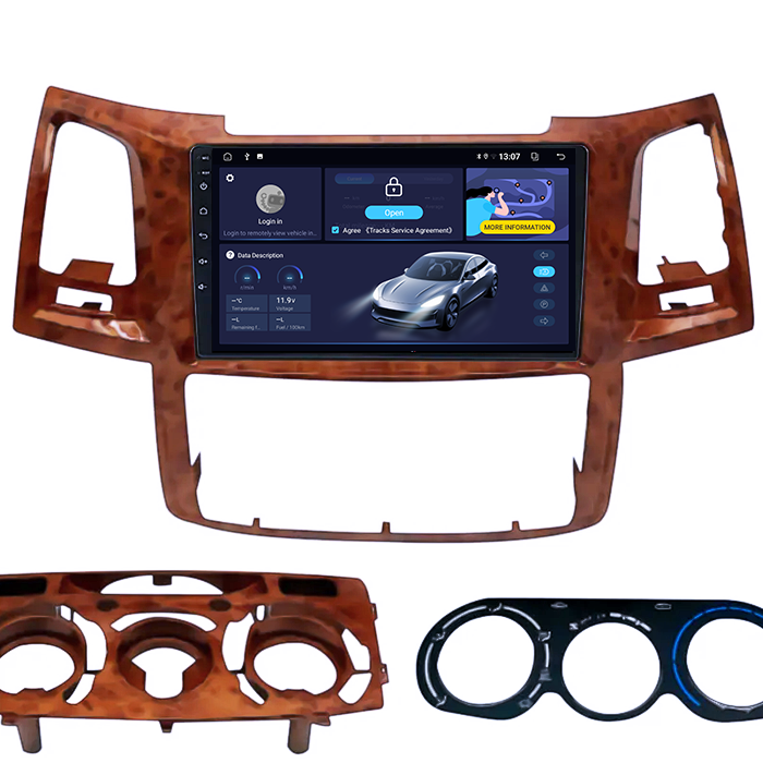 (Resigilata) Navigatie dedicata Toyota Fortuner Hilux 2004-2014, 2GB RAM 32GB ROM, Quad Core, Display 9" IPS Full HD, Carplay, Android 13, Bluetooth, Magazin Play, Suport camere AHD [9]