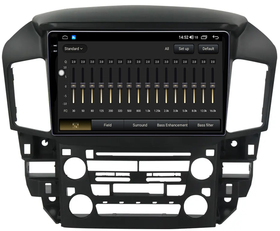 Navigatie compatibila cu Toyota Harrier/ Lexus RX 300 1998-2005, 4 GB RAM 32 ROM, Android 13, Display QLED, 9", DSP, Carplay, Android Auto, Internet, Youtube, Waze, WI-FI, USB, Bluetooth [2]