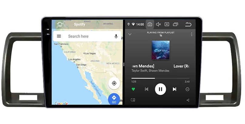 Navigatie dedicata Toyota Hiace 2004-2019, 12GB RAM 256GB ROM, Android 13, Rezolutie 2K, Display QLED, 9", DSP, Carplay, Android Auto, Internet, Youtube, Waze, Wi Fi, USB [4]