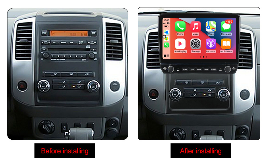 Navigatie dedicata Frontier 2009-2012 cu butoane rotative model 2024, 9 Inch, 2GB RAM 32GB ROM, Quadcore, Android 13, WiFi, Bluetooth, Magazin Play [5]