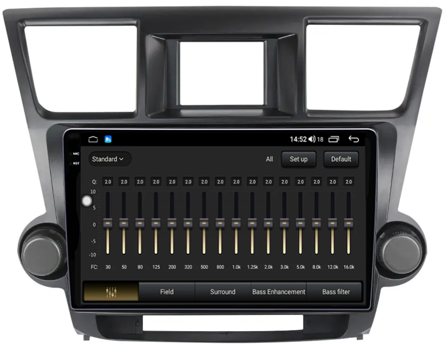 Navigatie dedicata Toyota Highlander 2 (2007-2014), 12GB RAM 256GB ROM, Android 13, Rezolutie 2K, Display QLED, 10.1", DSP, Carplay, Android Auto, Internet, Youtube, Waze, Wi Fi, [2]
