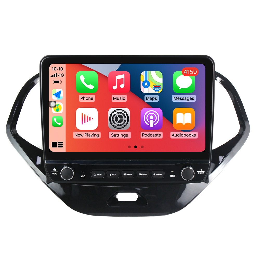Navigatie dedicata Figo 2015-2018 cu butoane rotative model 2024, 9 Inch, 2GB RAM 32GB ROM, Quadcore, Android 13, WiFi, Bluetooth, Magazin Play [2]