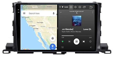 Navigatie dedicata Toyota Highlander ( 2014 - 2018 ), 12GB RAM 256GB ROM, Android 13, Rezolutie 2K, Display QLED, 9", DSP, Carplay, Android Auto, Internet, Youtube, Waze, Wi Fi [4]