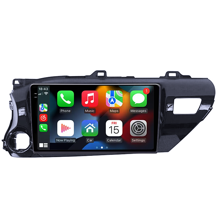 Navigatie dedicata Toyota Hilux 2016, 12GB RAM 256GB ROM, Android 13, Rezolutie 2K, Display QLED, 10", DSP, Carplay, Android Auto, Internet, Youtube, Waze, Wi Fi, USB [2]