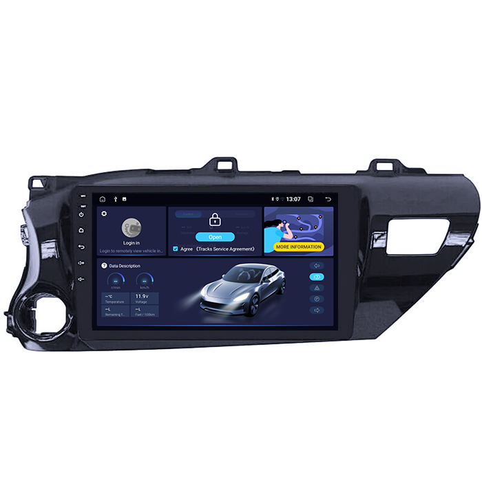 Navigatie dedicata Hilux 2015-2020, 8GB RAM 128GB ROM, Octacore, Platforma TS18, Android 14, Display QLED 9”, Suporta camera 360º, DSP, Carplay&Android Auto, SIM 4G, Ventilator Activ [3]