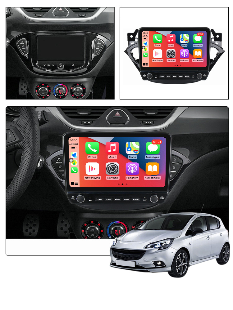 Navigatie dedicata Corsa 2014-2019 cu butoane rotative model 2024, 9 Inch, 2GB RAM 32GB ROM, Quadcore, Android 13, WiFi, Bluetooth, Magazin Play [4]