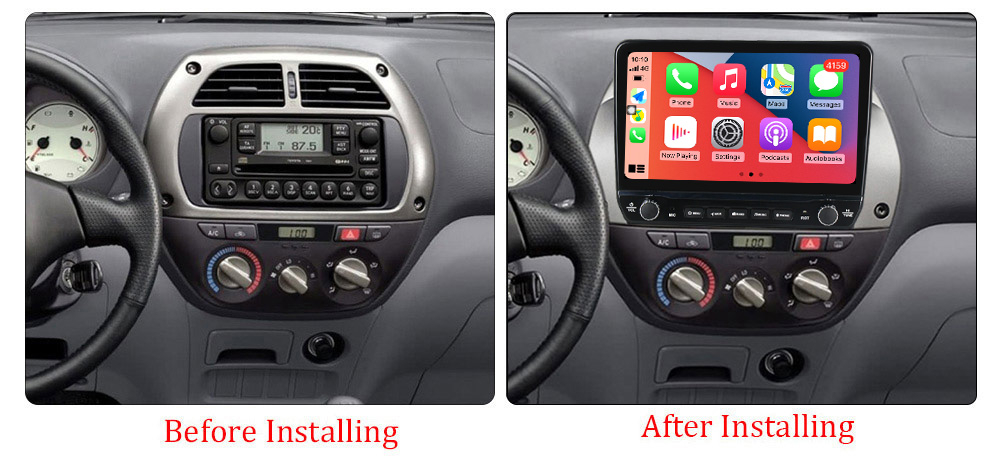 Navigatie dedicata RAV4 2001-2006 cu butoane rotative model 2024, 9 Inch, 2GB RAM 32GB ROM, Quadcore, Android 13, WiFi, Bluetooth, Magazin Play [5]