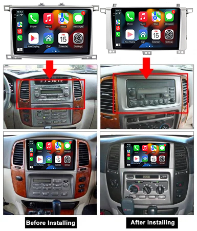 Navigatie dedicata Toyota Land Cruiser 100 1998-2007, 12GB RAM 256GB ROM, Android 13, Rezolutie 2K, Display QLED, 9", DSP, Carplay, Android Auto, Internet, Youtube, Waze, Wi Fi, U [5]