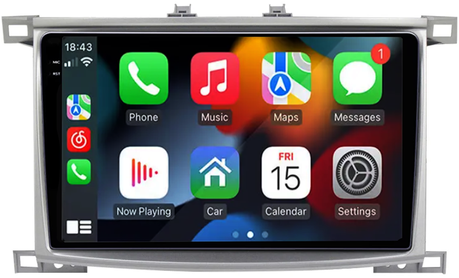 Navigatie dedicata Toyota Land Cruiser 100 1998-2007, 12GB RAM 256GB ROM, Android 13, Rezolutie 2K, Display QLED, 9", DSP, Carplay, Android Auto, Internet, Youtube, Waze, Wi Fi, U [9]