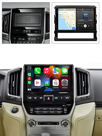 Navigatie dedicata Toyota Land Cruiser 200 2015-2018, 12GB RAM 256GB ROM, Android 13, Rezolutie 2K, Display QLED, 9", DSP, Carplay, Android Auto, Internet, Youtube, Waze, Wi Fi, U [5]