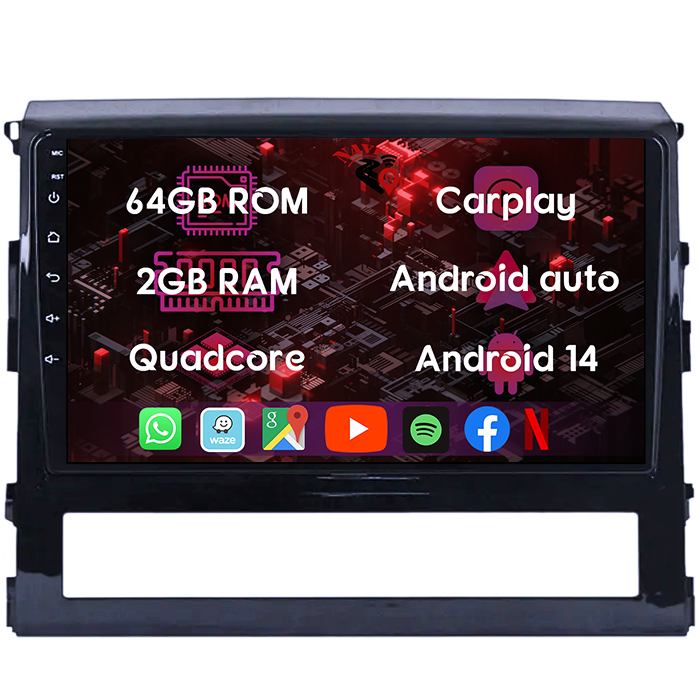 (Resigilata) Navigatie dedicata Toyota Land Cruiser ( 2015 + ), 2GB RAM 32GB ROM, Quad Core, Display 9" IPS Full HD, Carplay, Android 13, Bluetooth, Magazin Play, Suport camere AHD [8]