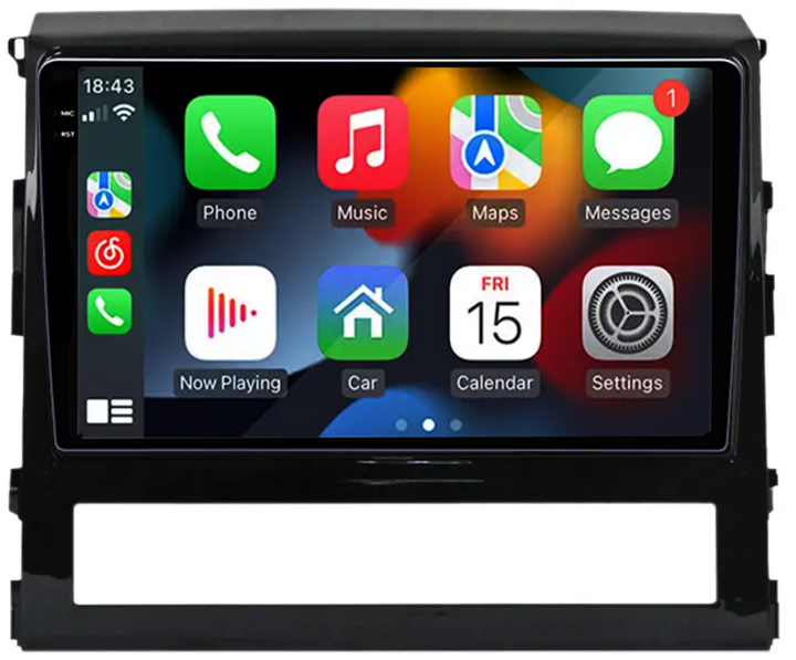 Navigatie dedicata Toyota Land Cruiser 2016, 12GB RAM 256GB ROM, Android 13, Rezolutie 2K, Display QLED, 9", DSP, Carplay, Android Auto, Internet, Youtube, Waze, Wi Fi, USB [2]