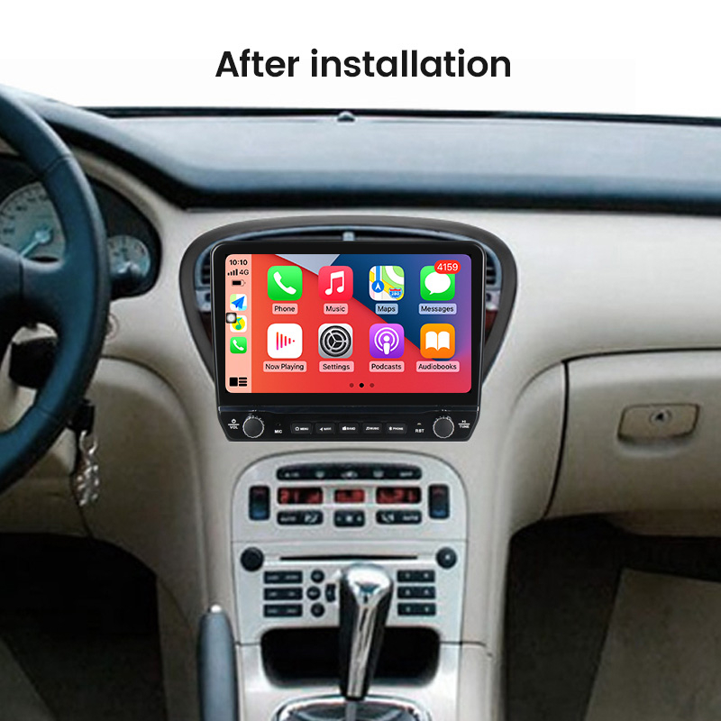 Navigatie dedicata Peugeot 607 2004-2010 cu butoane rotative model 2024, 9 Inch, 2GB RAM 32GB ROM, Quadcore, Android 13, WiFi, Bluetooth, Magazin Play [3]