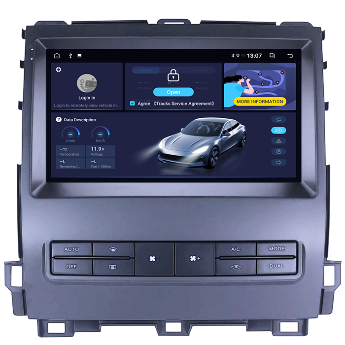 (Resigilata) Navigatie dedicata Toyota Land Cruiser PradoLexus GX470 GX 470 J120 2002-2009, 2GB RAM 32GB ROM, Quad Core, Display 9" IPS Full HD, Carplay, Android 13, Bluetooth, Magazin Play, Supor [9]