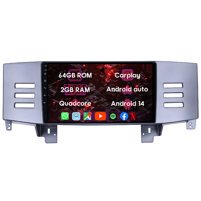 (Resigilata) Navigatie dedicata Toyota Mark 2004-2009, 2GB RAM 32GB ROM, Quad Core, Display 9" IPS Full HD, Carplay, Android 13, Bluetooth, Magazin Play, Suport camere AHD [6]