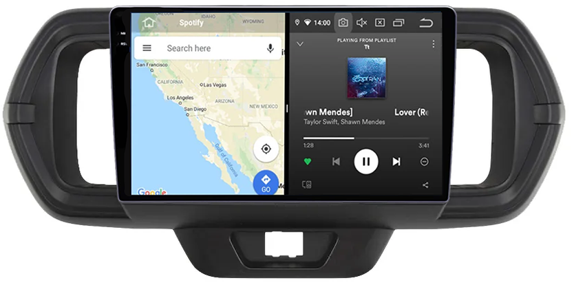 Navigatie dedicata Toyota Passo 2016-2021, 12GB RAM 256GB ROM, Android 13, Rezolutie 2K, Display QLED, 9", DSP, Carplay, Android Auto, Internet, Youtube, Waze, Wi Fi, USB [2]
