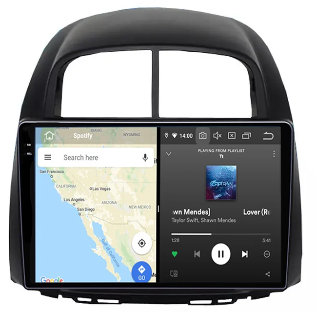 Navigatie dedicata Toyota Passo Daihatsu Boon Sirion Subaru Justy Perodua Myvi, 12GB RAM 256GB ROM, Android 13, Rezolutie 2K, Display QLED, 9", DSP, Carplay, Android Auto, Interne [2]