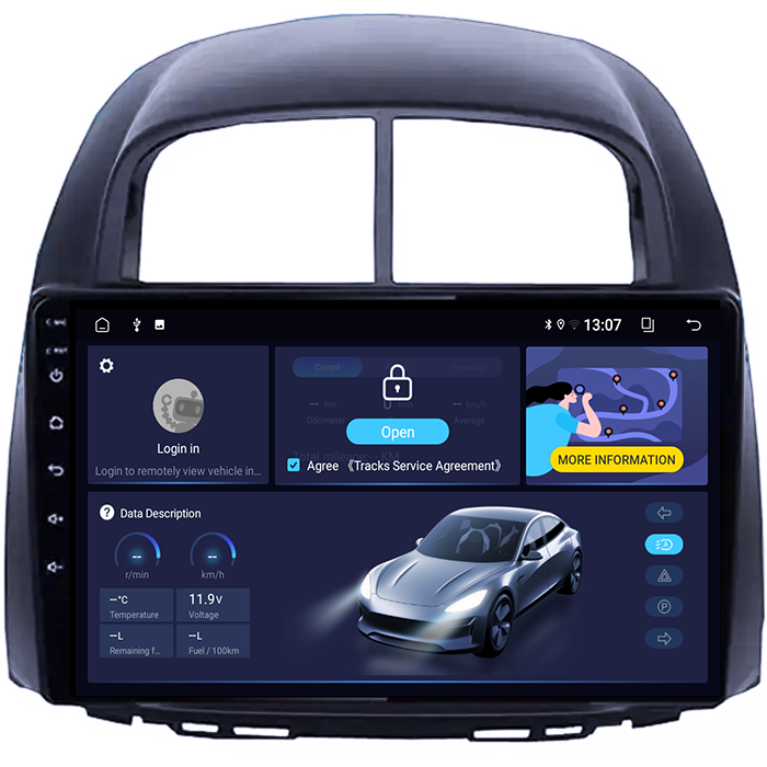 (Resigilata) Navigatie dedicata Toyota Passo Daihatsu Boon Sirion Subaru Justy Perodua Myvi, 2GB RAM 32GB ROM, Quad Core, Display 9" IPS Full HD, Carplay, Android 13, Bluetooth, Magazin Play, Supo [9]