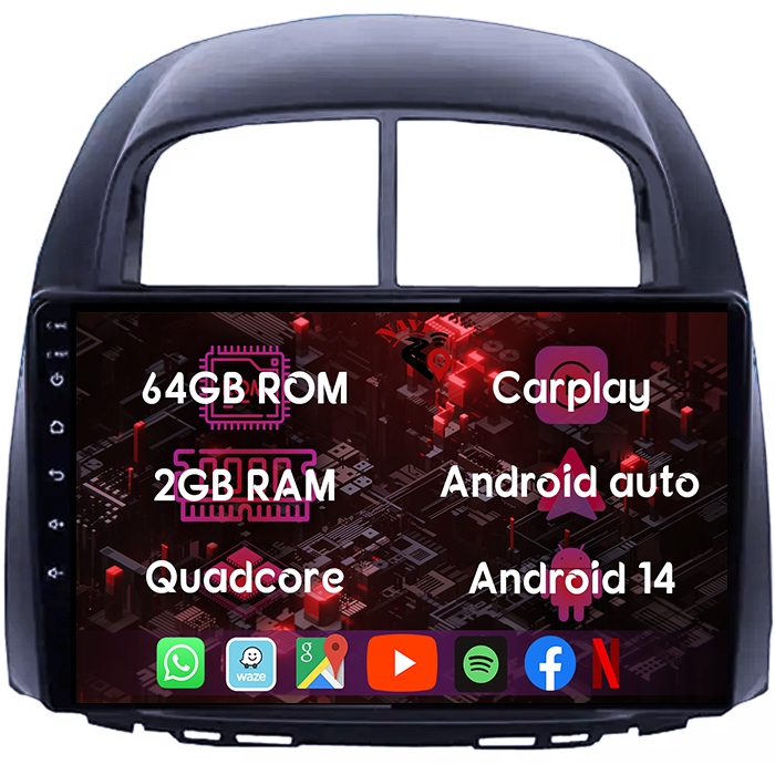 (Resigilata) Navigatie dedicata Toyota Passo Daihatsu Boon Sirion Subaru Justy Perodua Myvi, 2GB RAM 32GB ROM, Quad Core, Display 9" IPS Full HD, Carplay, Android 13, Bluetooth, Magazin Play, Supo [6]