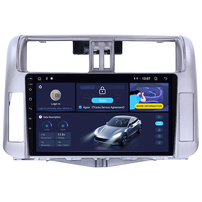 (Resigilata) Navigatie dedicata Toyota Prado 150 2009-2013, 2GB RAM 32GB ROM, Quad Core, Display 9" IPS Full HD, Carplay, Android 13, Bluetooth, Magazin Play, Suport camere AHD [10]