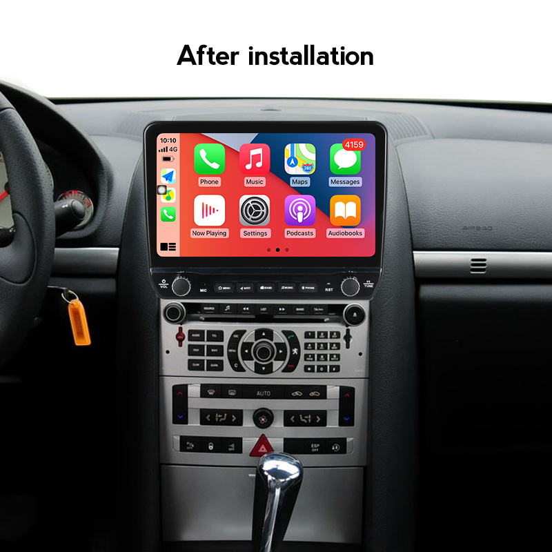 Navigatie dedicata Peugeot 407 2004-2011 cu butoane rotative model 2024, 9 Inch, 2GB RAM 32GB ROM, Quadcore, Android 13, WiFi, Bluetooth, Magazin Play [3]