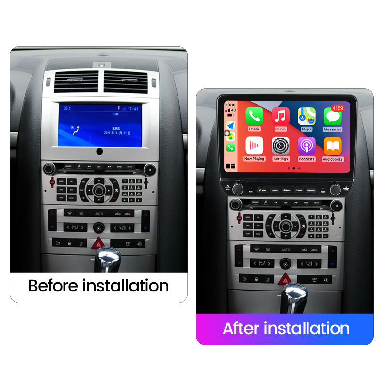 Navigatie dedicata Peugeot 407 2004-2011 cu butoane rotative model 2024, 9 Inch, 2GB RAM 32GB ROM, Quadcore, Android 13, WiFi, Bluetooth, Magazin Play [4]