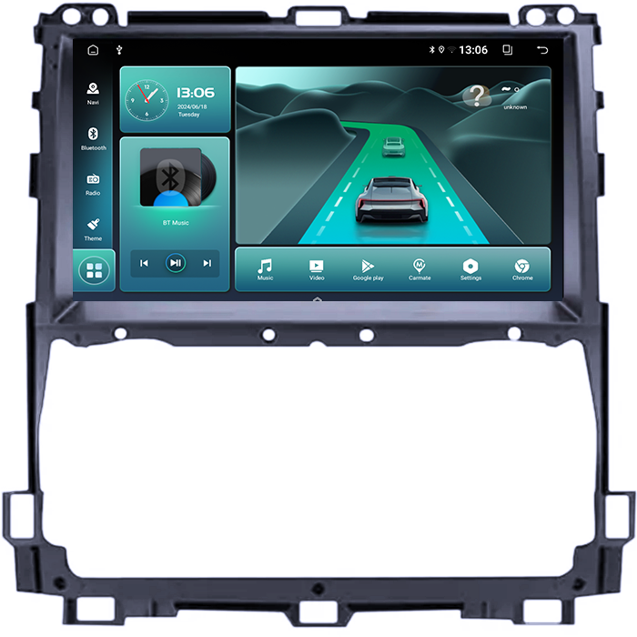 (Resigilata) Navigatie dedicata Toyota Prado 2002-2009, 2GB RAM 32GB ROM, Quad Core, Display 9" IPS Full HD, Carplay, Android 13, Bluetooth, Magazin Play, Suport camere AHD [9]