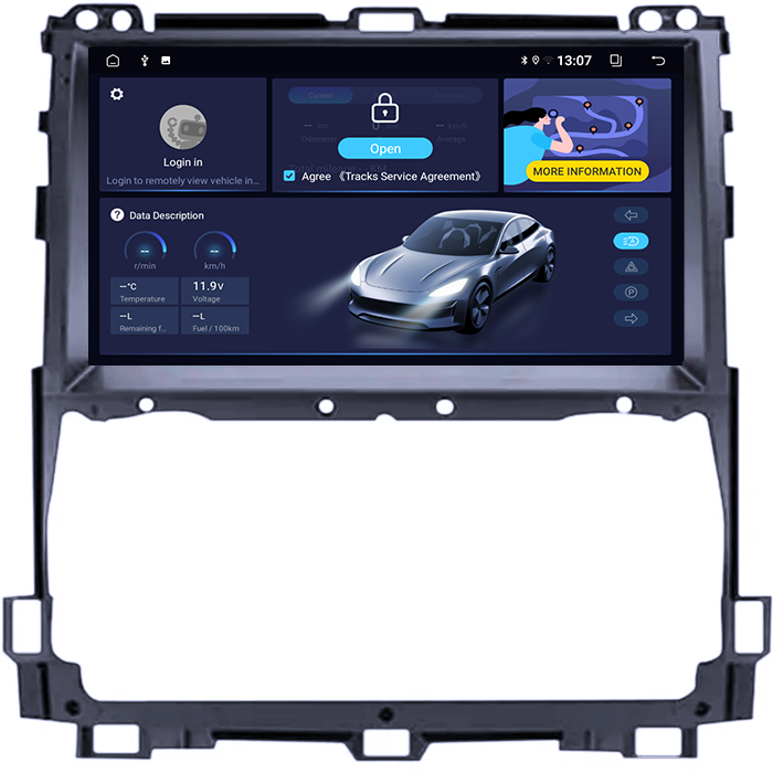 (Resigilata) Navigatie dedicata Toyota Prado 2002-2009, 2GB RAM 32GB ROM, Quad Core, Display 9" IPS Full HD, Carplay, Android 13, Bluetooth, Magazin Play, Suport camere AHD [10]