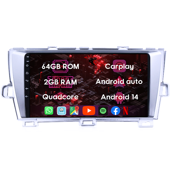 (Resigilata) Navigatie dedicata Toyota Prius, 2GB RAM 32GB ROM, Quad Core, Display 9" IPS Full HD, Carplay, Android 13, Bluetooth, Magazin Play, Suport camere AHD [7]