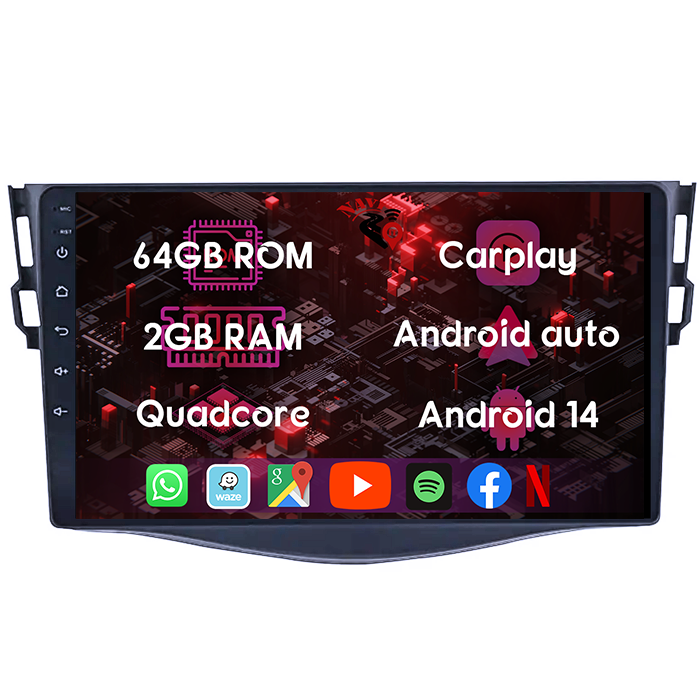 (Resigilata) Navigatie dedicata Toyota Rav 4 ( 2007 - 2013 ), 2GB RAM 32GB ROM, Quad Core, Display 9" IPS Full HD, Carplay, Android 13, Bluetooth, Magazin Play, Suport camere AHD [8]