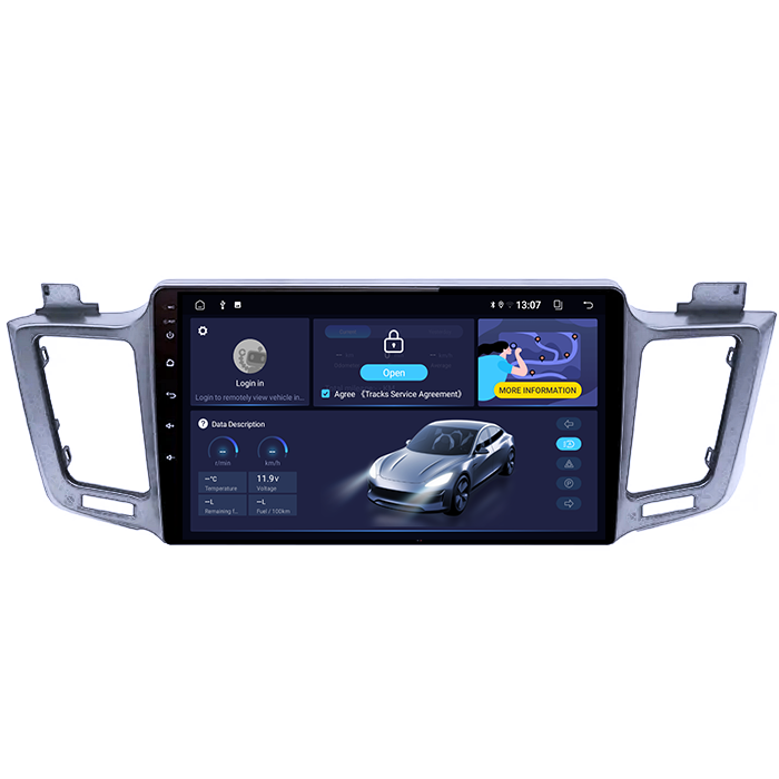 (Resigilata) Navigatie dedicata Toyota RAV4 ( 2012 - 2018 ), 2GB RAM 32GB ROM, Quad Core, Display 10.1" IPS Full HD, Carplay, Android 13, Bluetooth, Magazin Play, Suport camere AHD [11]