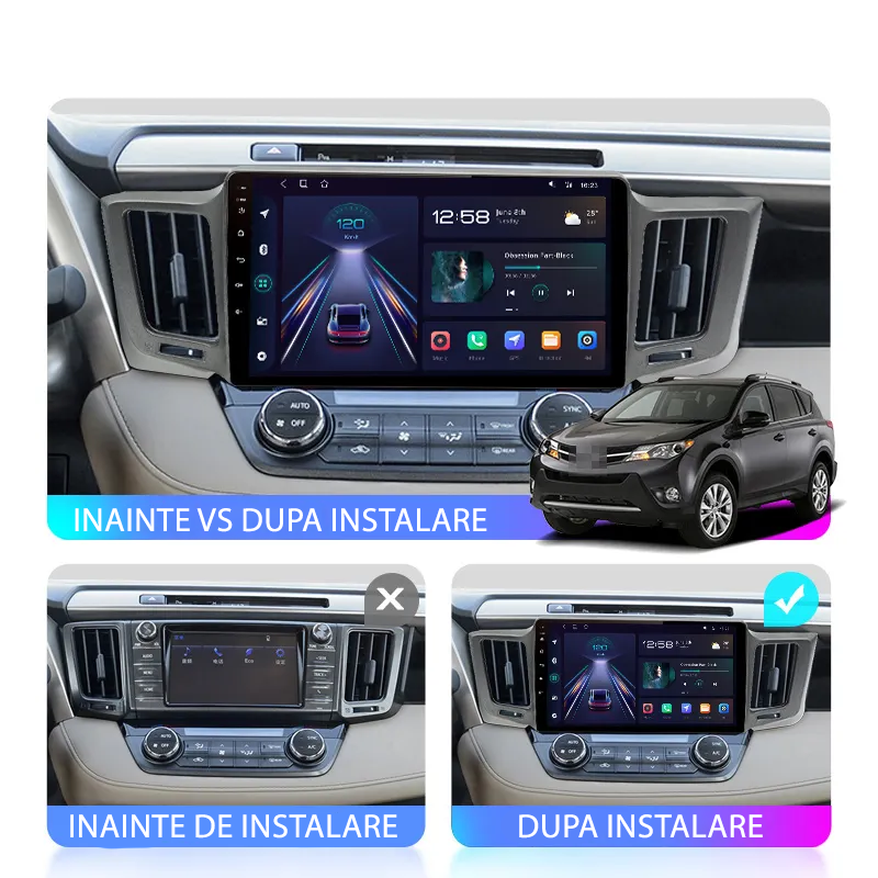 (Resigilata) Navigatie dedicata Toyota RAV4 ( 2012 - 2018 ), 2GB RAM 32GB ROM, Quad Core, Display 10.1" IPS Full HD, Carplay, Android 13, Bluetooth, Magazin Play, Suport camere AHD [4]