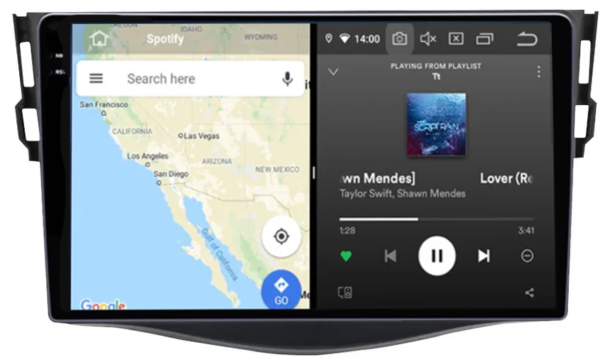Navigatie dedicata Toyota RAV4 2005-2013, 12GB RAM 256GB ROM, Android 13, Rezolutie 2K, Display QLED, 9", DSP, Carplay, Android Auto, Internet, Youtube, Waze, Wi Fi, USB [3]