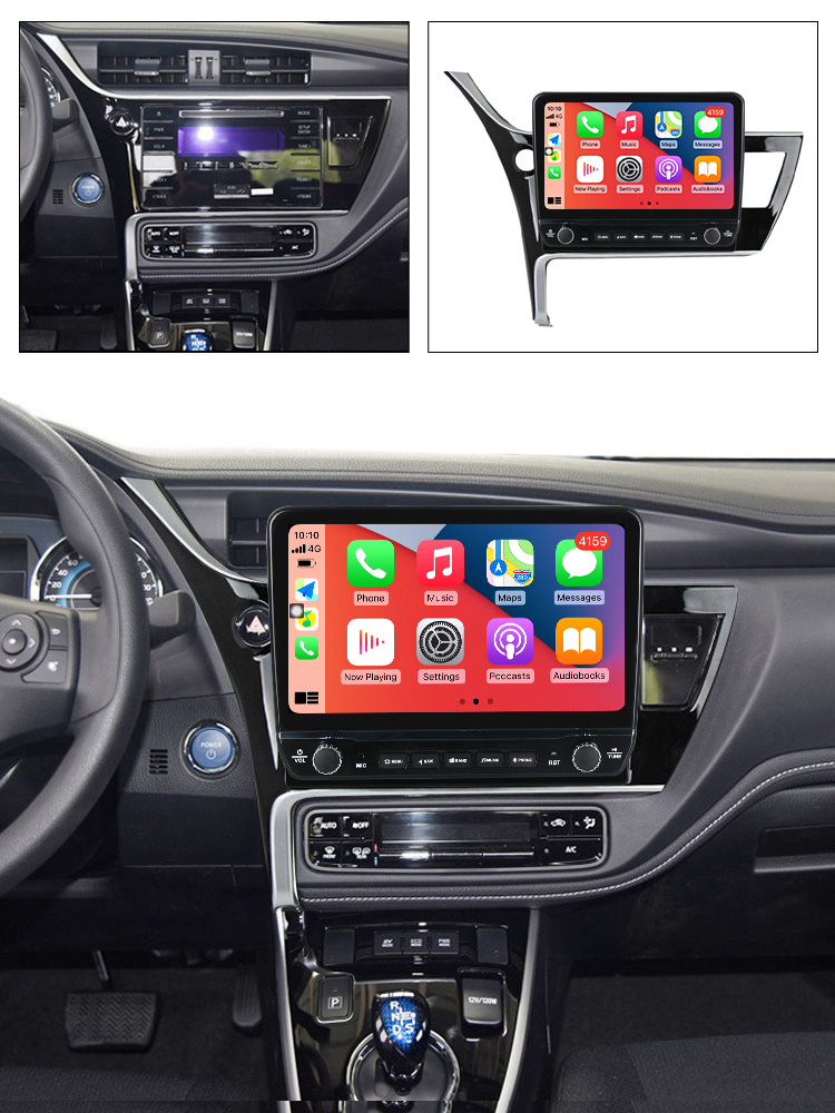 Navigatie dedicata Corolla 2017-2019 cu butoane rotative model 2024, 10 Inch, 2GB RAM 32GB ROM, Quadcore, Android 13, WiFi, Bluetooth, Magazin Play [4]