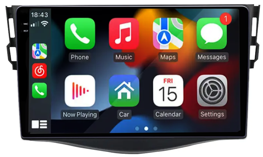 Navigatie dedicata Toyota Rav4 2006-2012, 12GB RAM 256GB ROM, Android 13, Rezolutie 2K, Display QLED, 9", DSP, Carplay, Android Auto, Internet, Youtube, Waze, Wi Fi, USB [4]