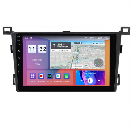 Navigatie dedicata Toyota RAV4 2012-2018, 4GB RAM 64GB ROM, Octacore, Android 13, Display QLED 10", DSP, Carplay, Android Auto, Internet, Youtube, Waze, WIFI, Bluetooth [3]