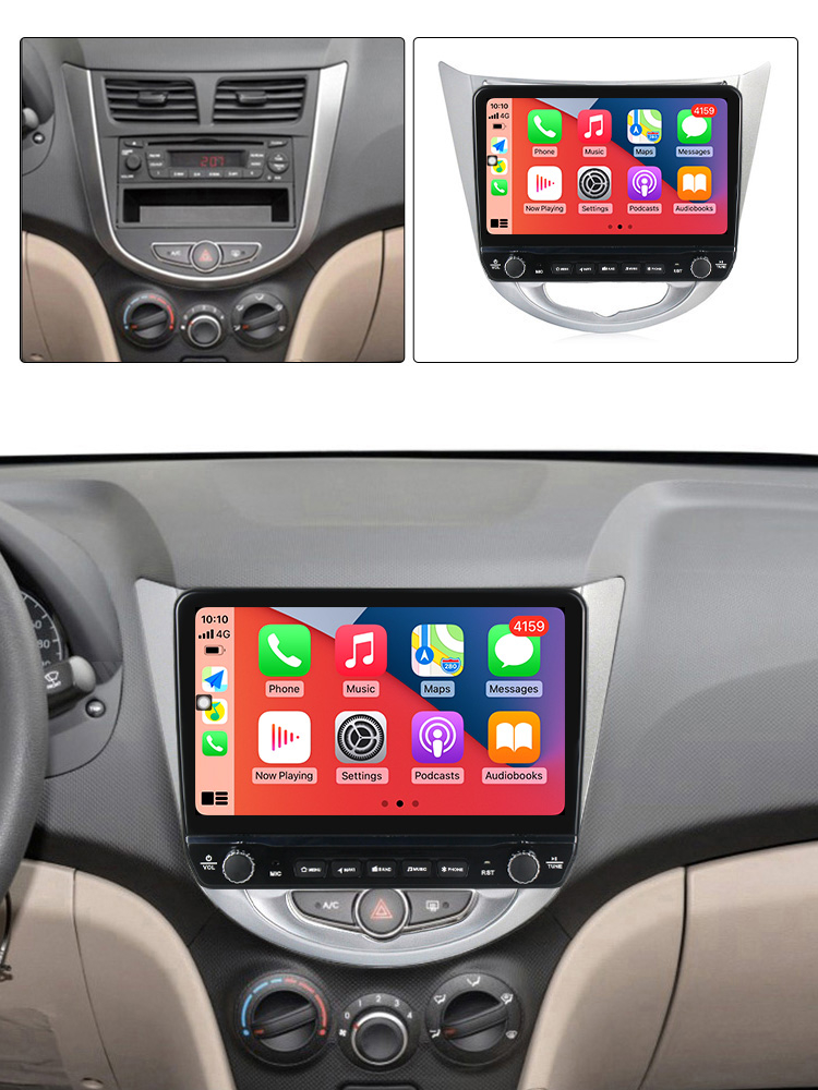 Navigatie dedicata Verna 2010-2016 cu butoane rotative model 2024, 9 Inch, 2GB RAM 32GB ROM, Quadcore, Android 13, WiFi, Bluetooth, Magazin Play [5]