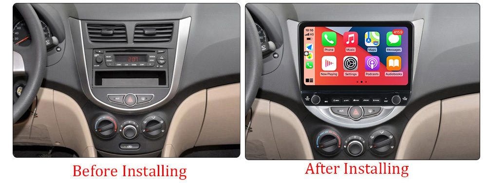 Navigatie dedicata Verna 2010-2016 cu butoane rotative model 2024, 9 Inch, 2GB RAM 32GB ROM, Quadcore, Android 13, WiFi, Bluetooth, Magazin Play [7]